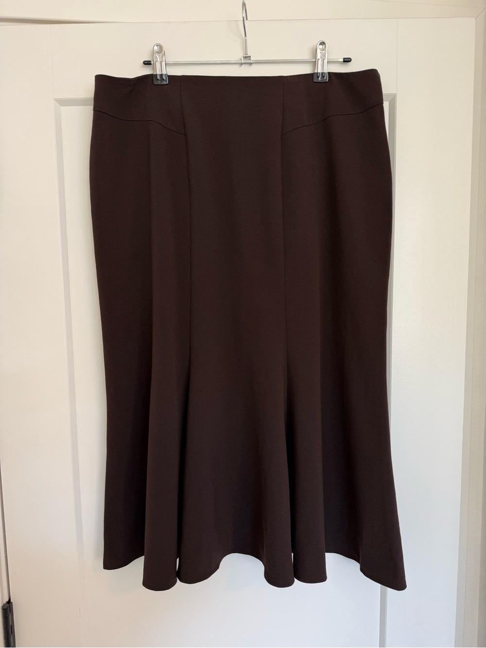 Chocolate Brown Women’s Midi Skirt